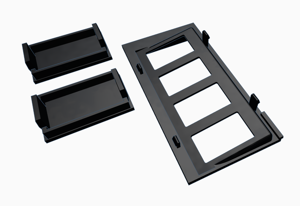 Tacho Blende und Blindstopfen Tastenblende für Golf 1 MKI 171837235 inkl. GTi