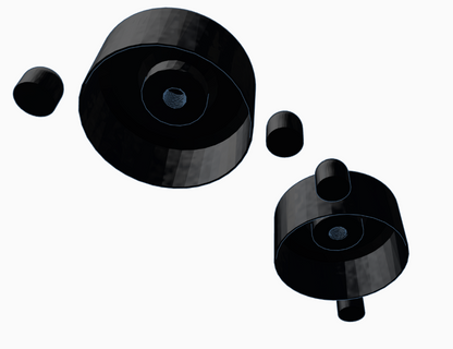 Domlager Abdeckungen Cover vorn für Golf 1 MKI 171837235 inkl. GTi 171412359