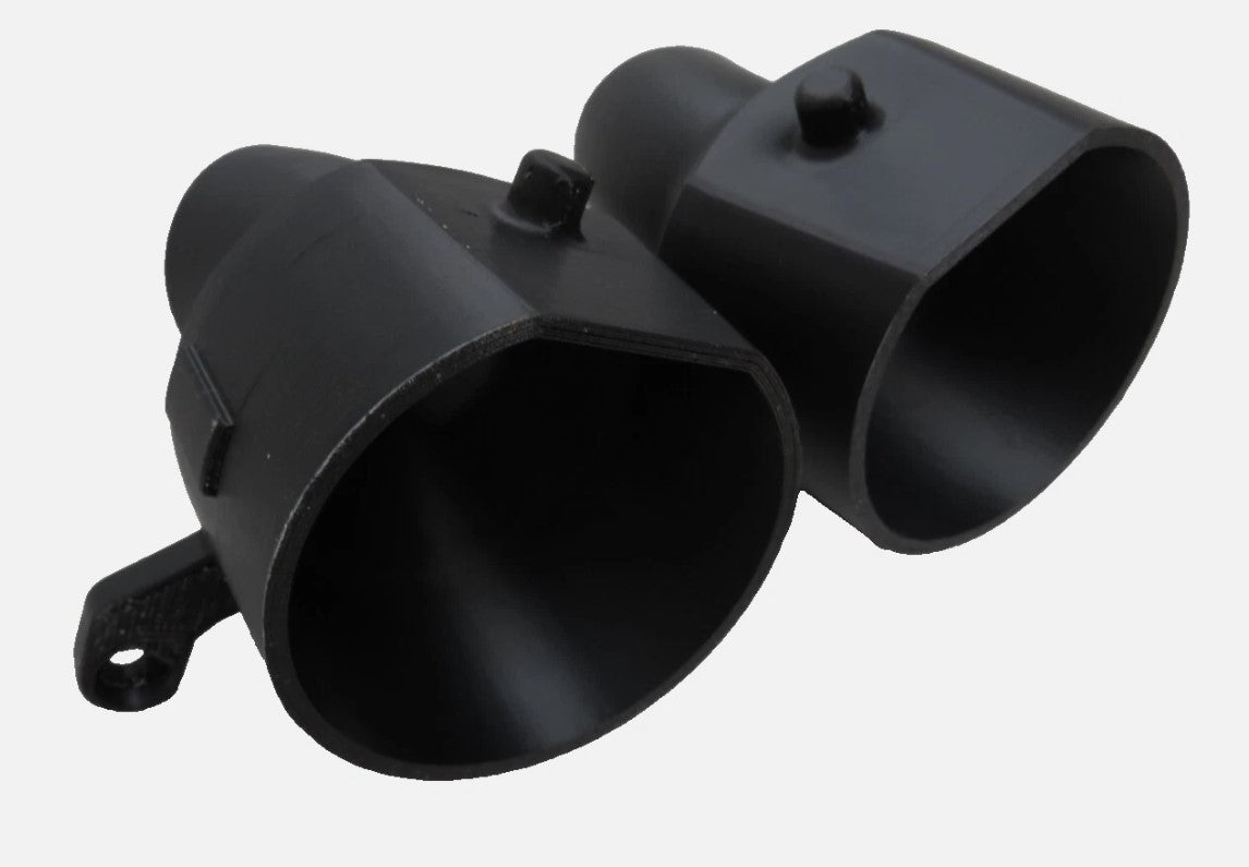 "BrakeBreeze" Luftführung Bremsenkühlung für BMW E46 ohne M Paket Trichter Set Brake Cooling