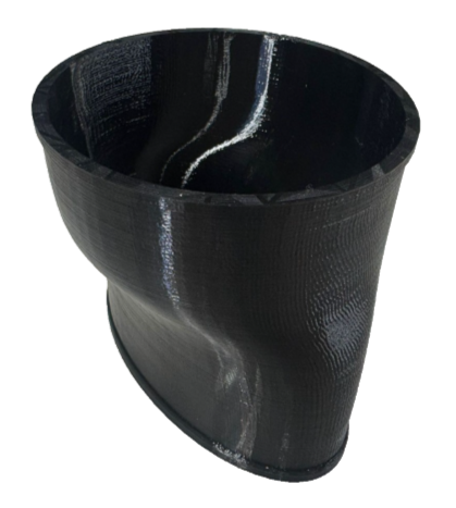 "Breath Booster" BMW M47 M57 Luftmassenmesser Adapter – oval auf rund Adpater Universal 90 oder 98mm/4 inch