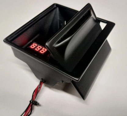 Ashtray-Upgrade für Ferrari F430 F360 mit Batterieanzeige und 2x USB-C