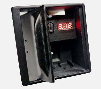 Ashtray-Upgrade für Ferrari F430 F360 mit Batterieanzeige und 2x USB-C