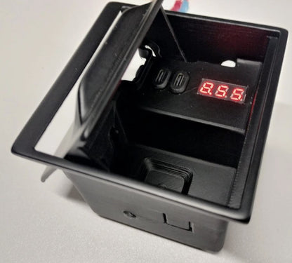 Ashtray-Upgrade für Ferrari F430 F360 mit Batterieanzeige und 2x USB-C