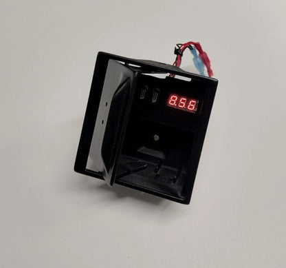 Ashtray-Upgrade für Ferrari F430 F360 mit Batterieanzeige und 2x USB-C