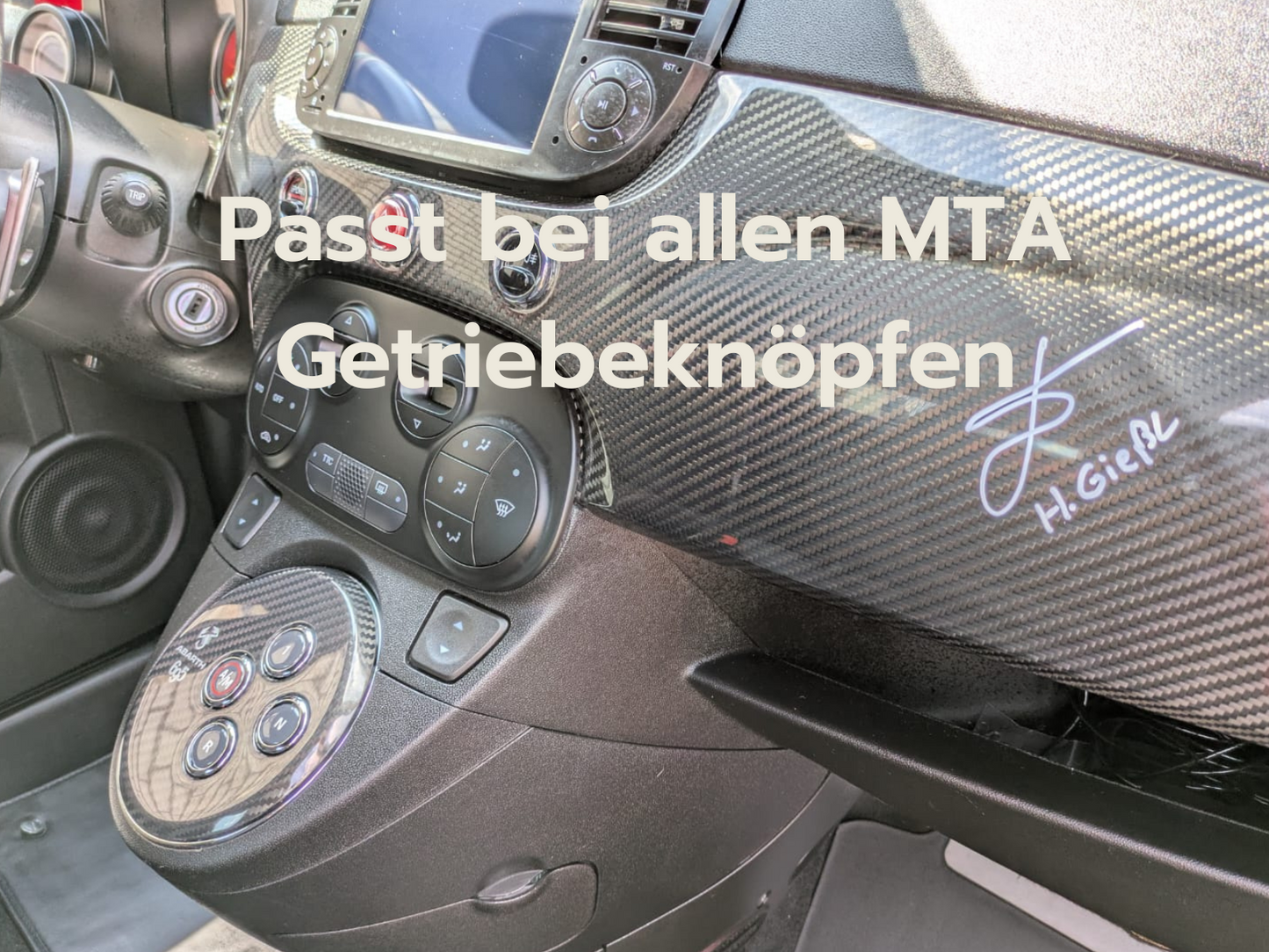 "StickyStopper" Für Abarth 695 Tributo Ferrari MTA Getriebe Ersatz Knopf Reparatur Sticky Button