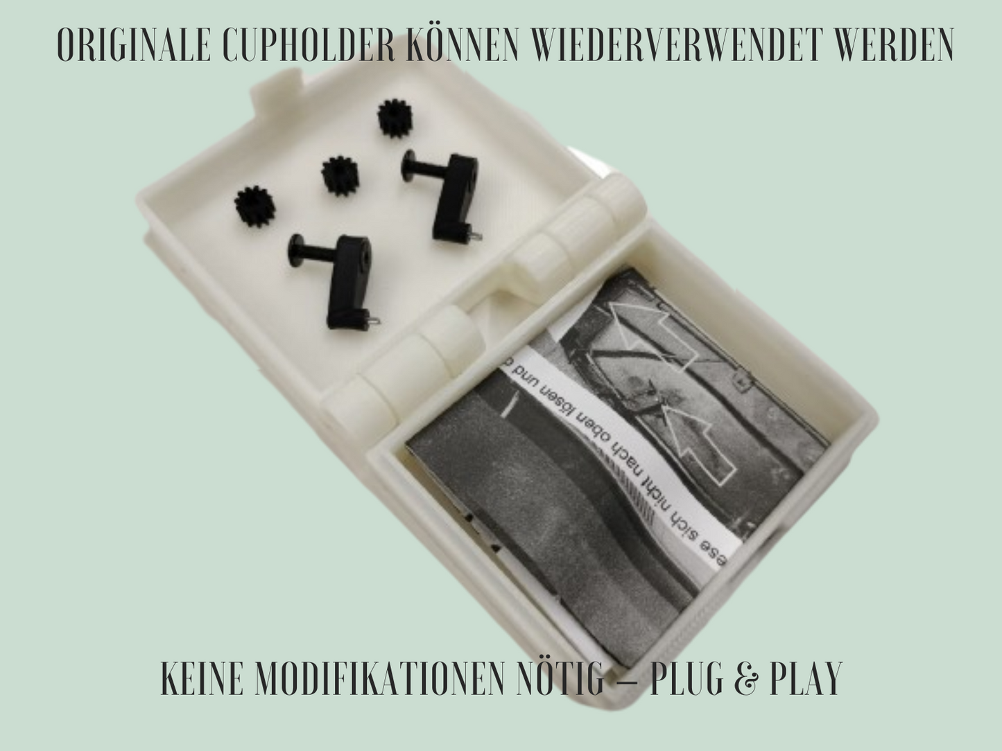 "Sip Saver Repair Pack" Reparatursatz Set Cupholder für Porsche 997 997.1 997.2 Carrera Getränkehalter