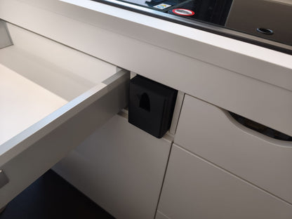 "Slide-n-Hide" Ausziehfach Ablage in Küchenzeile für VW Volkswagen Crafter Grand California 680