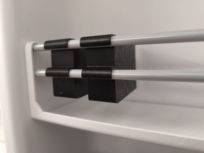 "Bubble-Box" Trenner für das Badregal beim VW Crafter Grand California