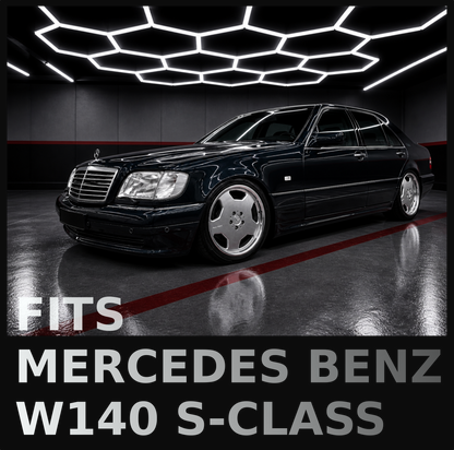 "Fat-Baby-Benz" Kotflügelverbreiterungssatz Fender für Mercedes Benz W201 W202 W124 AMG +5mm Set