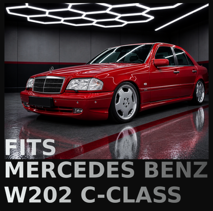 "Fat-Baby-Benz" Kotflügelverbreiterungssatz Fender für Mercedes Benz W201 W202 W124 AMG +5mm Set