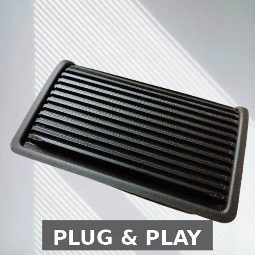 "Slide-n-Hide" Aschenbecherdeckel Rollo Gleitrollo Deckel für BMW E46 Coupe Cabrio Limo hinten