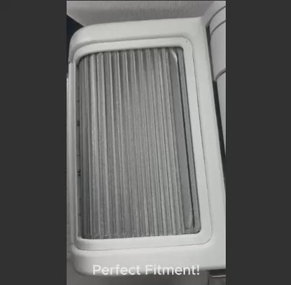 "Slide-n-Hide" Aschenbecherdeckel Rollo Gleitrollo Deckel für BMW E46 Coupe Cabrio Limo hinten