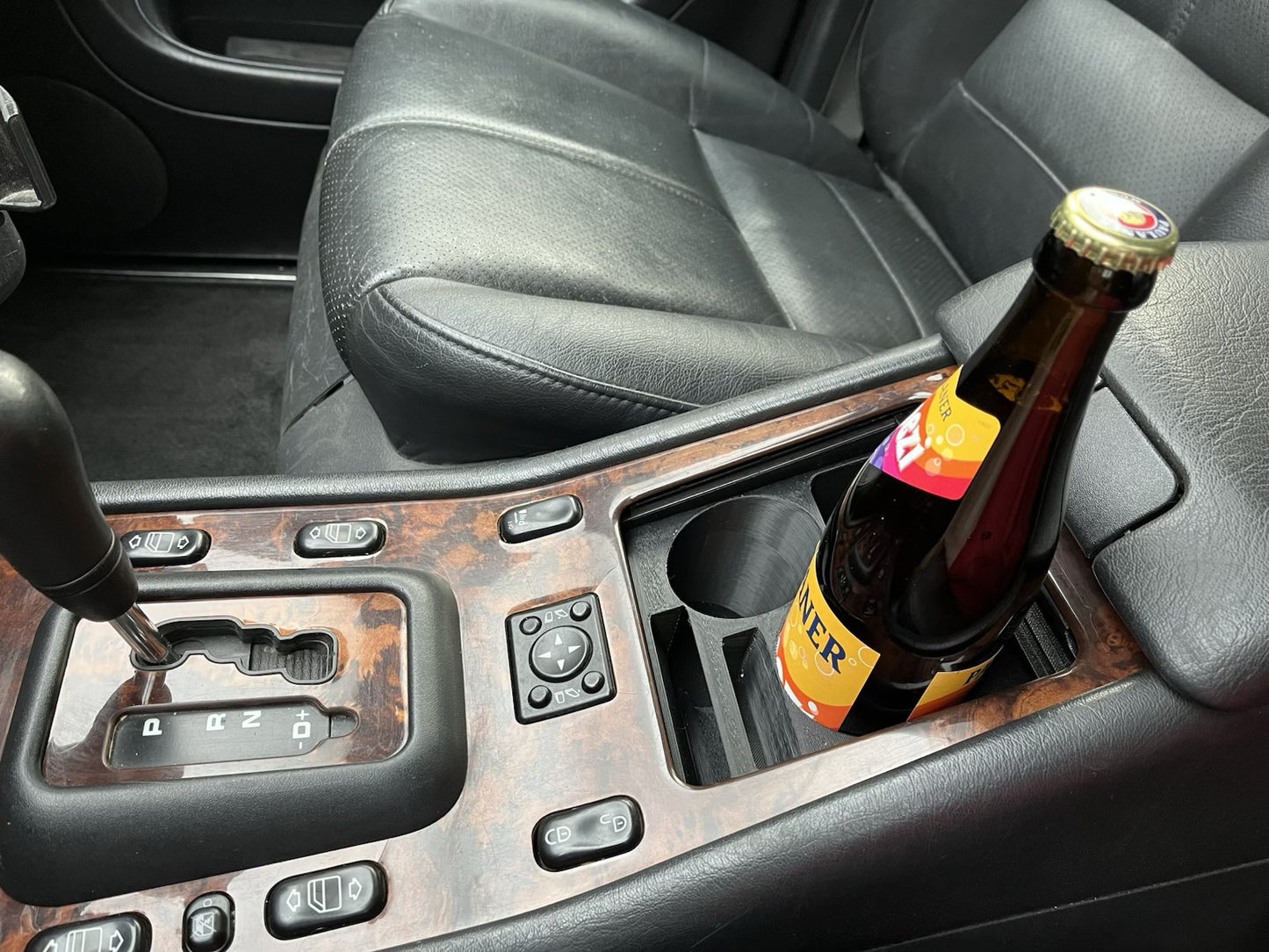 "Cup ’n’ Call" Mittelkonsolen-Einsatz Mercedes W163 ML Becher- & Smartphone-Halterung Organizer