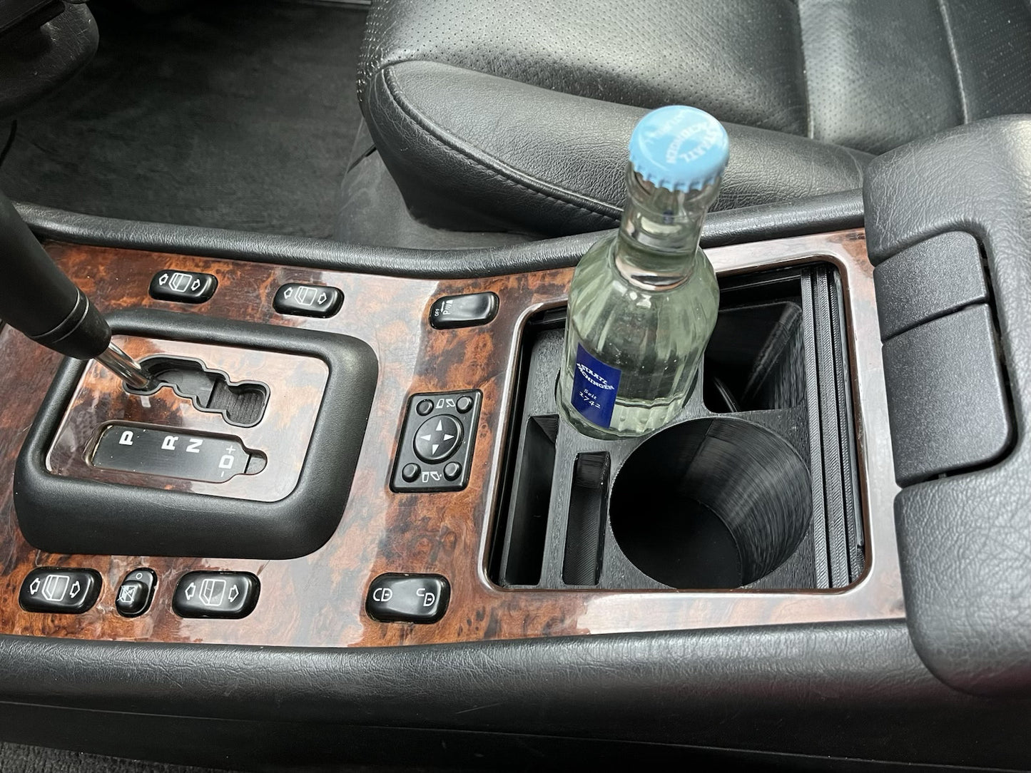 "Cup ’n’ Call" Mittelkonsolen-Einsatz Mercedes W163 ML Becher- & Smartphone-Halterung Organizer